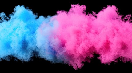 Abstract Pink Blue Smoke Swirls Colorful Ink 3D Render Background Texture