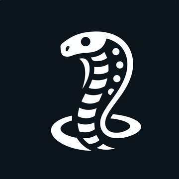 vector image of a cobra snake logo