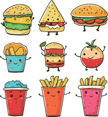 Cute Food Characters
