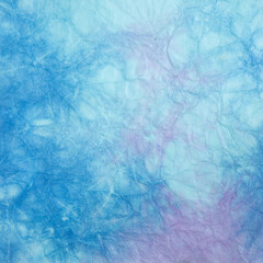 青い和紙染め模様