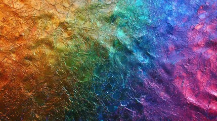 Holographic rainbow foil iridescent texture abstract hologram background