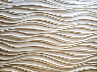 Obraz premium An elegant, modern white wave seamless pattern, sophisticated background