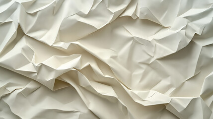Obraz premium Background, texture of folded paper with high resolution, noticeable folds and soft shadows, whitish color