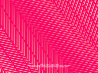 High contrast shiny gradient pink stripes background. Pink background with modern pattern. Abstract technology graphic banner design. Vector corporate background.