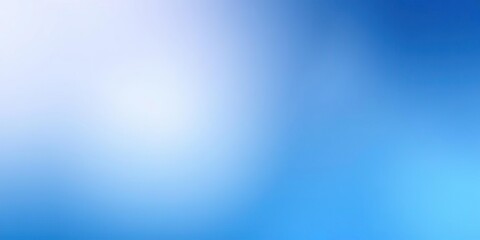 Fototapeta premium Soothing abstract blue gradient background, skylike, serene