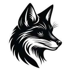 stock vector vector set fox silhouette on white background isolated fox logo icon symbol illustration