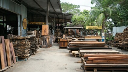 Island of the Forest: Reclaimed Wood Lumber Yard