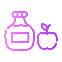 apple cider Gradient icon