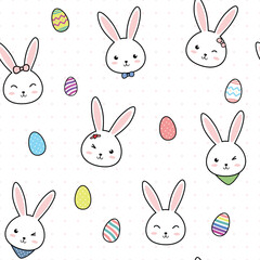 seamless pattern with cute animals