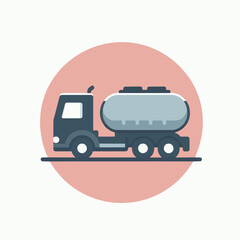 tank truck vector image