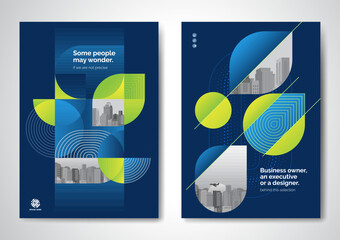 Template vector design for Brochure, AnnualReport, Magazine, Poster, Corporate Presentation, Portfolio, Flyer, infographic, layout modern with color size A4, Front and back, Easy to use.
