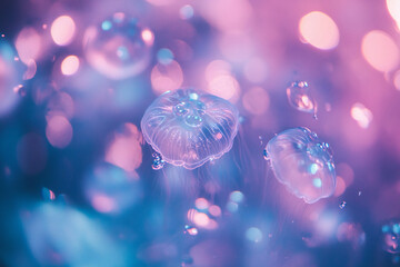 Mysterious, fantastic and beautiful jellyfish