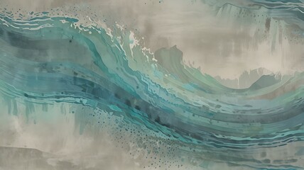 Minimalist wave pattern background in monochromatic shades, showcasing smooth, rhythmic lines for a professional and versatile design, suitable for commercial use in web and print materials