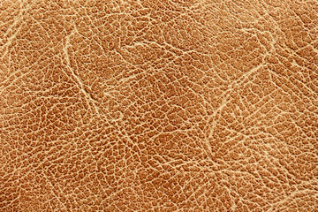 close up brown synthetic leather background texture. Brown leather texture background.