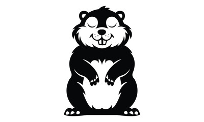 Groundhog Vector Art