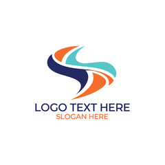 S letter logo design