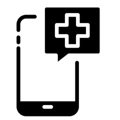 Obraz premium Digital healthcare icon 