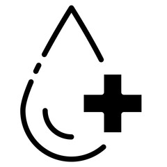 Blood donation icon