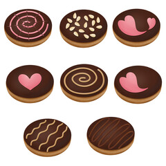 Set of donut Illustration 