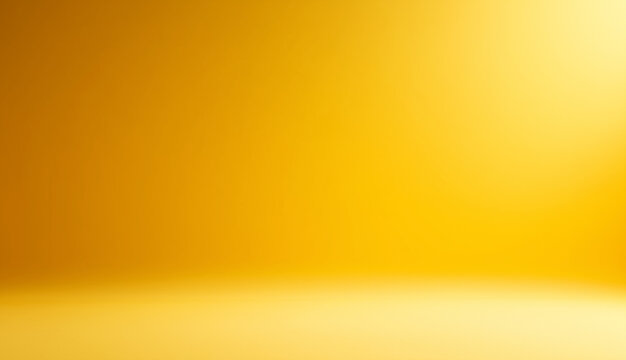 empty yellow studio background