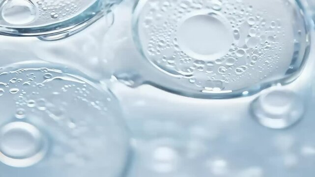 Ideal beauty product ads skincare commercials abstract background s luxurious clean feel texture care liquid cosmetic foam cream make-up shampoo sodium clear moisture water bubble antibacterial