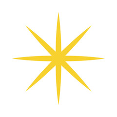 bright star geometric shape