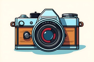 Flat Design World Photography Day Concept Background photo earth camera image poster technology nature day film international lens picture illustration photographer design vector