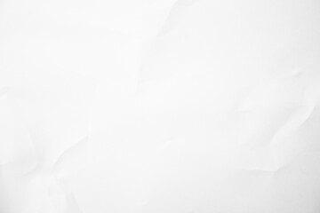 Obraz premium White Paper Texture background. Crumpled white paper abstract shape background with space paper for text