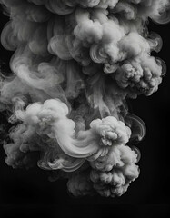 Monochromatic Smoke Effect on Black