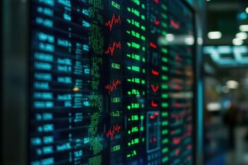 stock market digital board