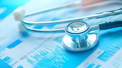 Medical analysis tools healthcare setting infographic clinical environment close-up view health insights