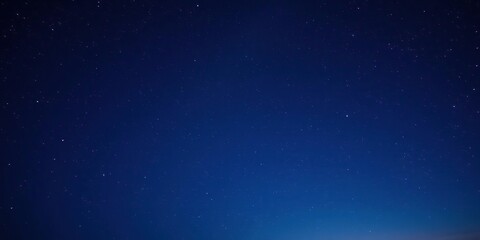 Obraz premium Star-filled sky with shades of indigo and deep blues on the horizon, colors, nighttime