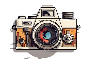 Flat Design World Photography Day Concept Background photo earth camera image poster technology nature day film international lens picture illustration photographer design vector