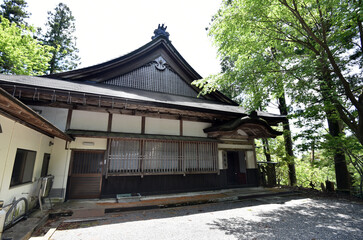 Obraz premium 比叡山延暦寺 無動寺谷 大乗院 滋賀県大津市坂本