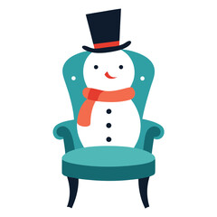 snowman with hat