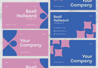 Pink and Blue BusinessCard