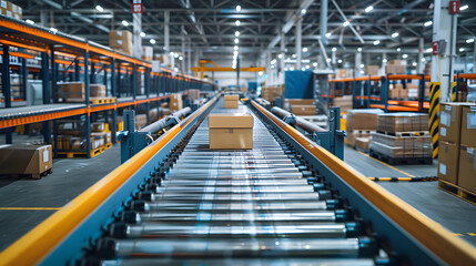 Advanced Technology and Efficient Organization in a High-Tech Warehouse