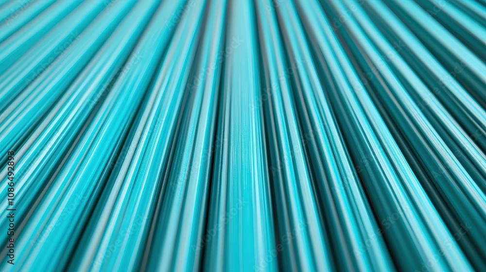 Poster abstract turquoise lines background 3d rendered texture