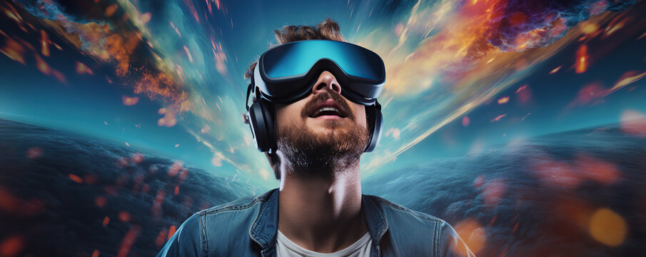 Exploring virtual reality technology in an immersive digital environment at a tech event