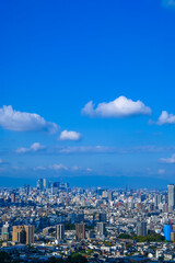 Fototapeta premium 東山スカイタワーから見える都市景観 愛知県名古屋市