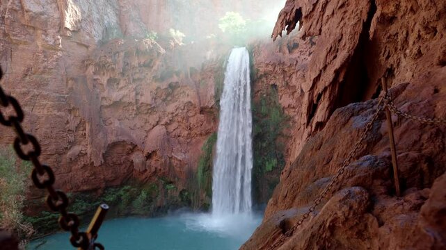 Mooney Waterfall in Havasupai Indian Reservation