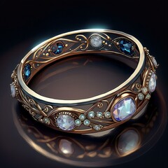 ring with diamonds