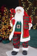 santa claus with gifts