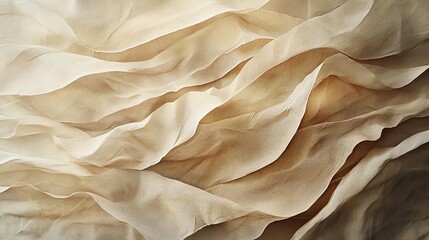 Vintage parchment, elegant folds, natural sepia aesthetic, realistic texture