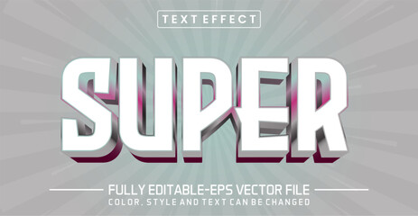 Super font Text effect editable