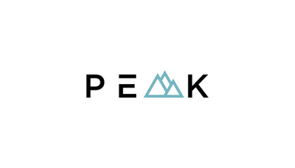 mount peak mountain logo vector icon illustration  template