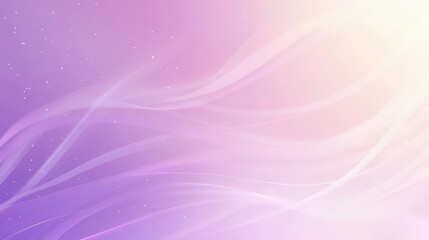 Fototapeta premium dreamy abstract background with flowing lilac and pink waves, creating serene and ethereal atmosphere. soft gradient and subtle sparkles add touch of magic