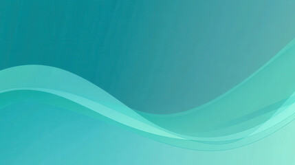 Obraz premium Turquoise wave pattern flowing smooth creates calming and serene abstract background, perfect for design projects needing touch of elegance and tranquility
