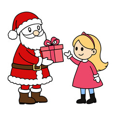 child and christmas gift