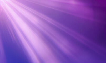 Soft lavender blending into deep royal purple, with a gentle sunlight beam adding warmth